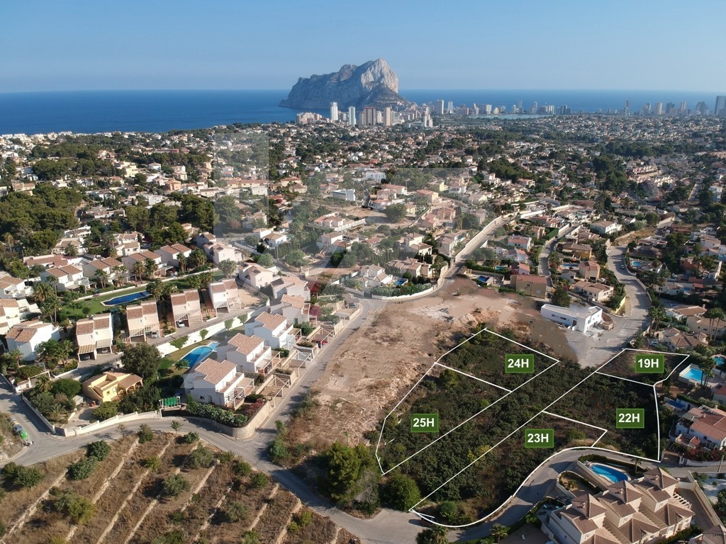 Opportunité d'Investissement : Vente de 5 Parcelles Constructibles à Gran Sol, Calpe