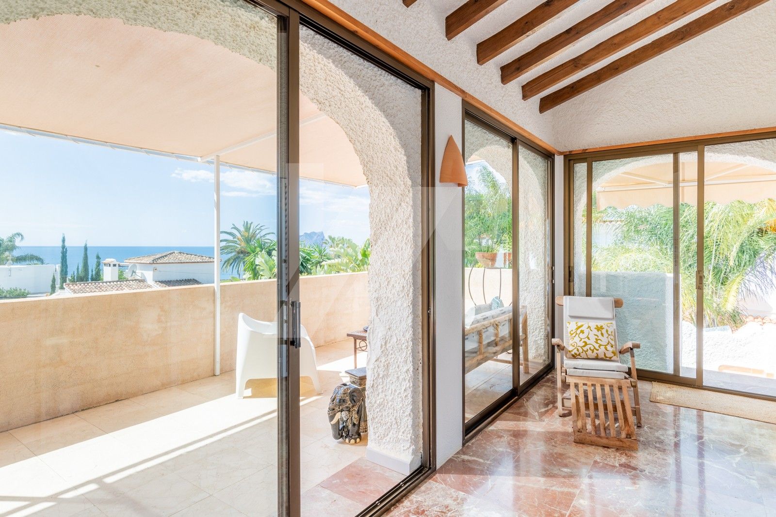 Villa de luxe à vendre à Moraira, Pla del Mar, avec vue sur la mer.