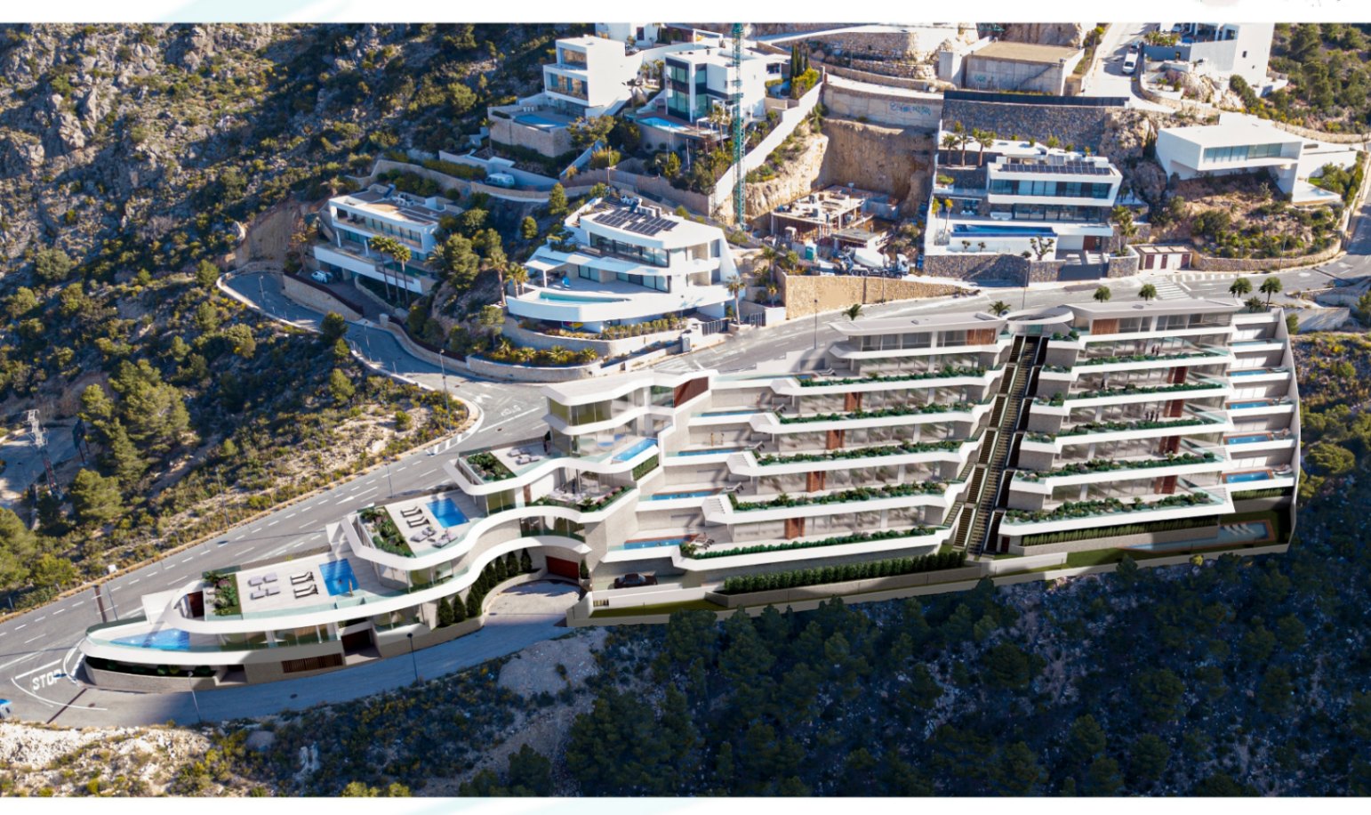 Appartements avec vue sur la mer à vendre à Altea, Costa Blanca.