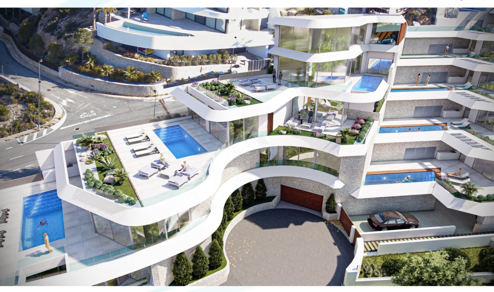 Appartements avec vue sur la mer à vendre à Altea, Costa Blanca.