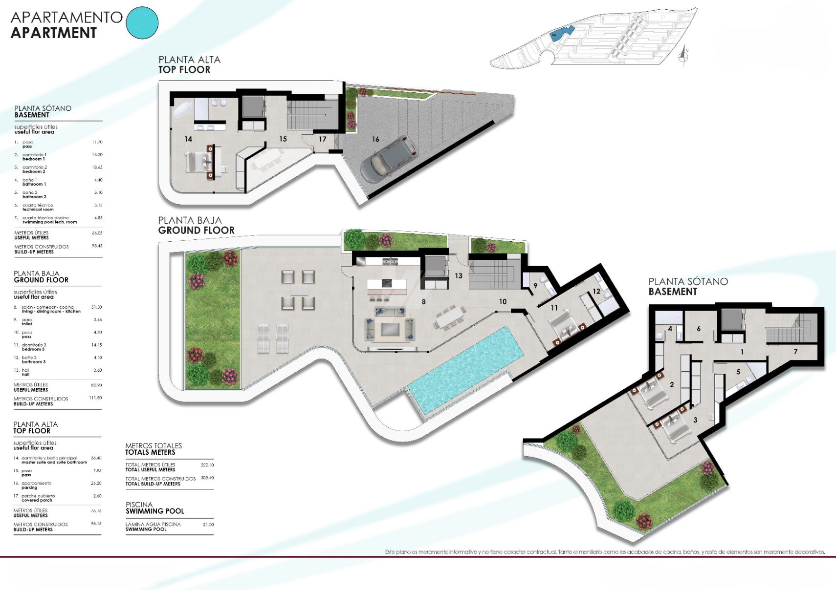 Appartements avec vue sur la mer à vendre à Altea, Costa Blanca.