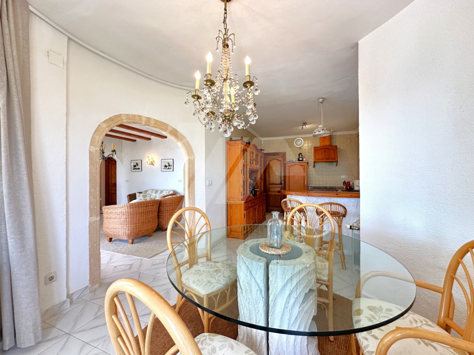 Villa avec vue panoramique sur la mer à vendre à Moraira, Benimeit.