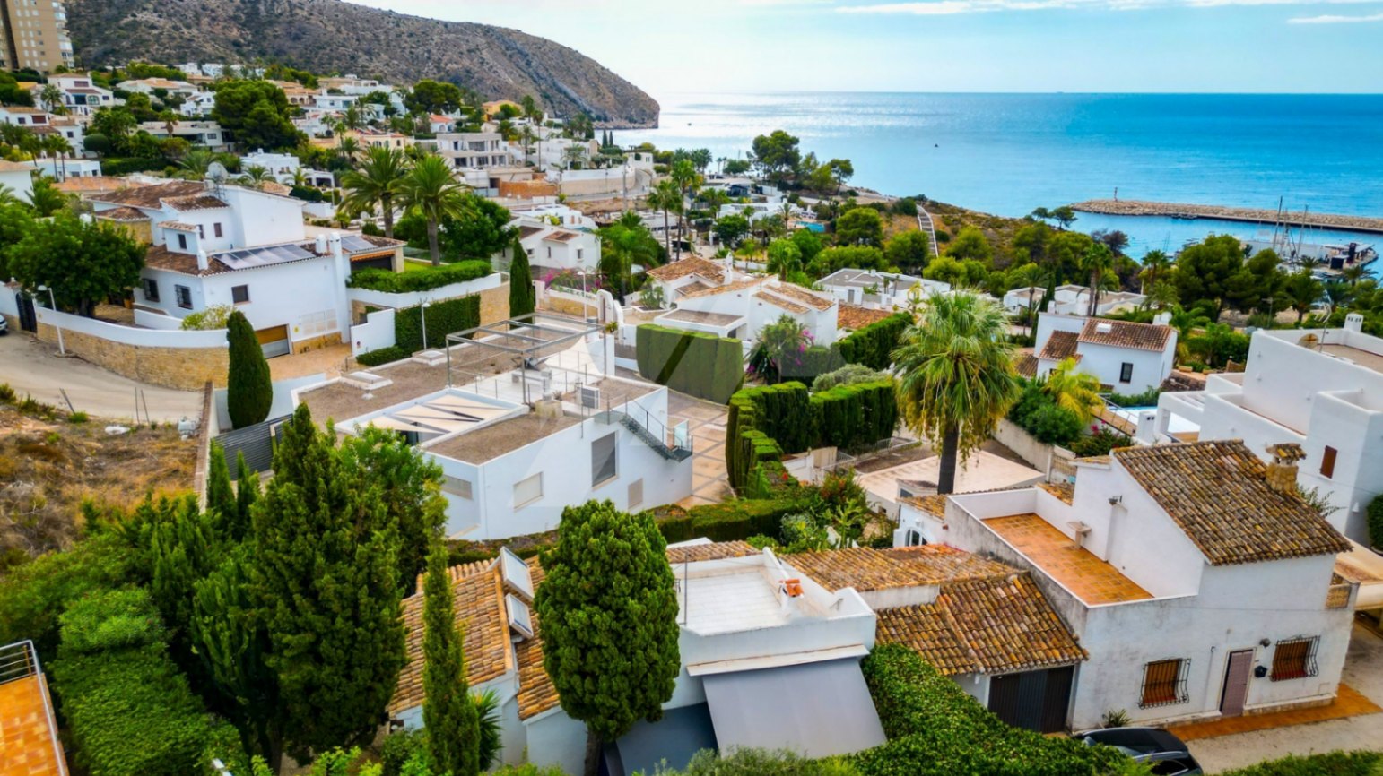 Bungalow avec vue sur la mer à vendre à Pla del Mar, Moraira