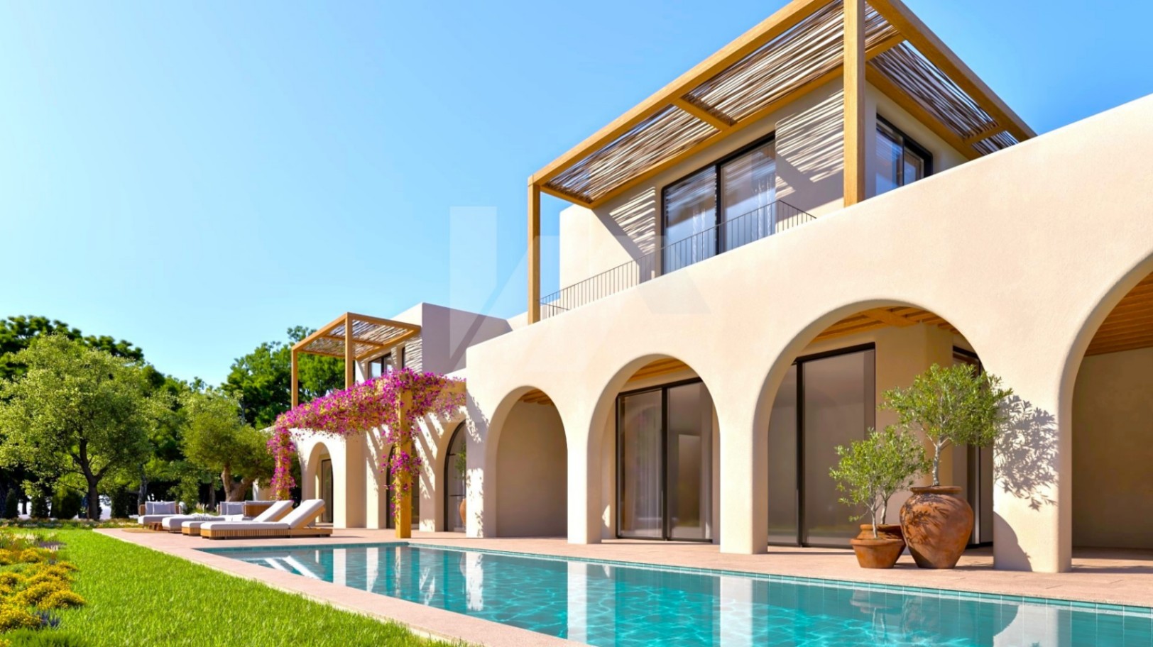 Villa de style ibicain à vendre près de Moraira, Costa Blanca.