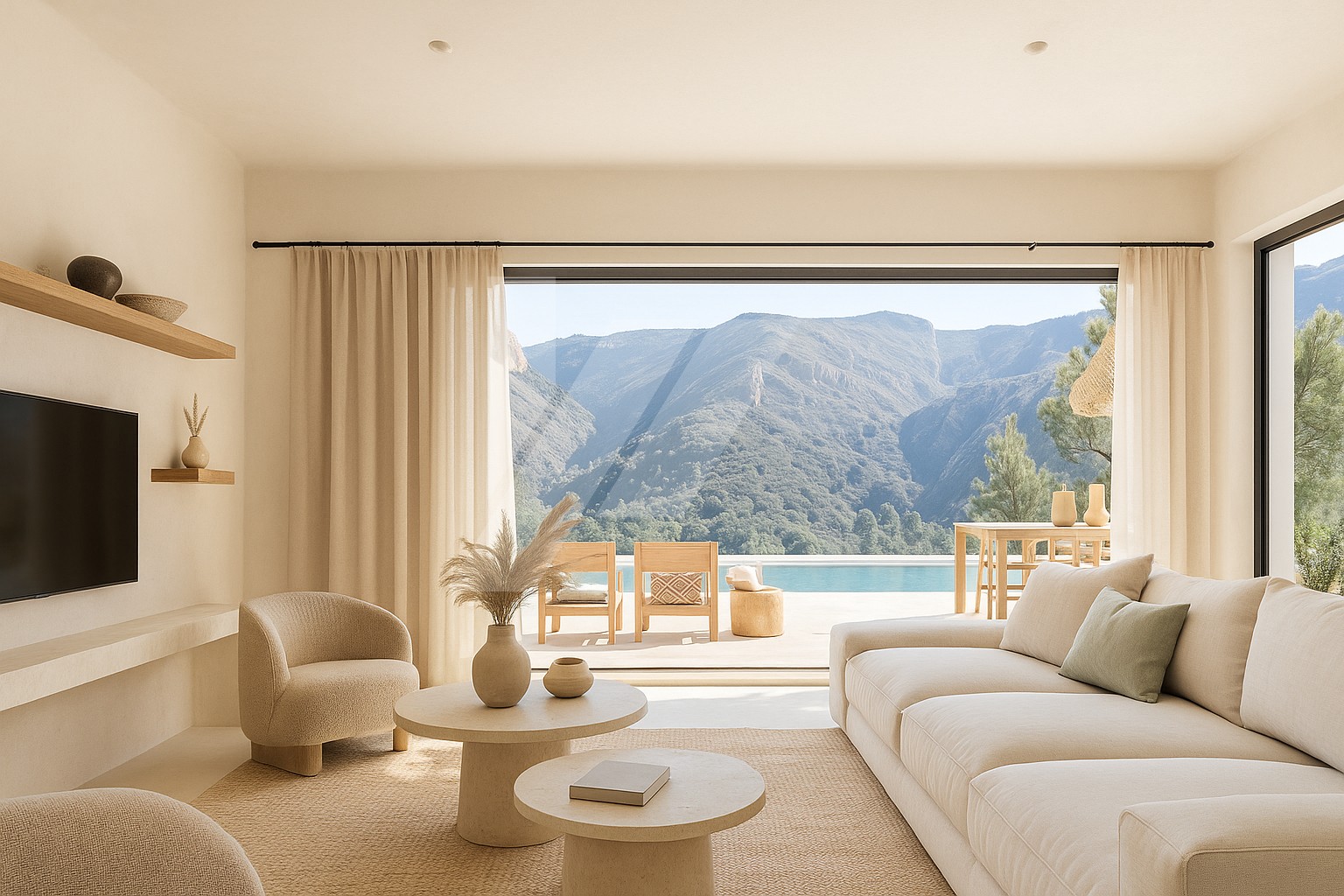 Villa de style Ibicain à vendre à Pedreguer, Costa Blanca.