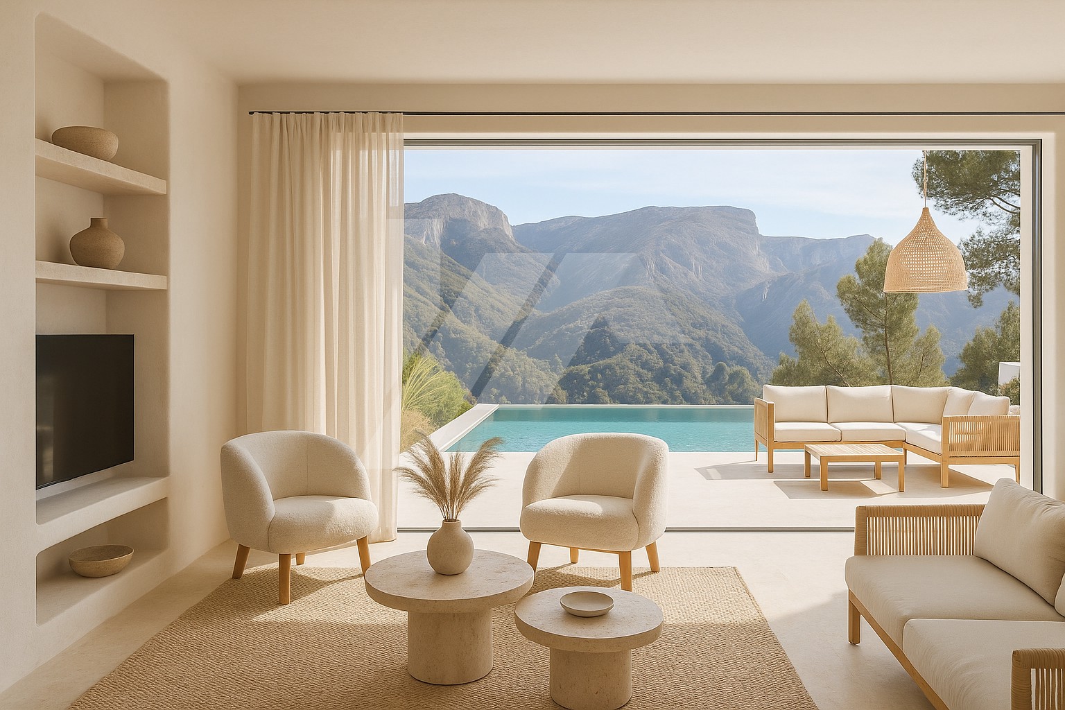 Villa de style Ibicenc en vente à Pedreguer, Costa Blanca.