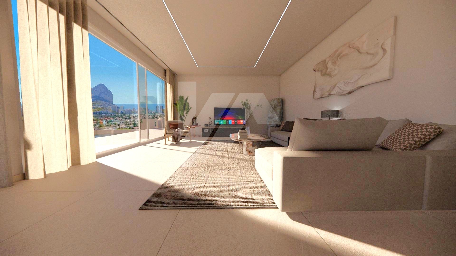 Villa de luxe avec vue sur la mer à vendre à Calpe, Costa Blanca.
