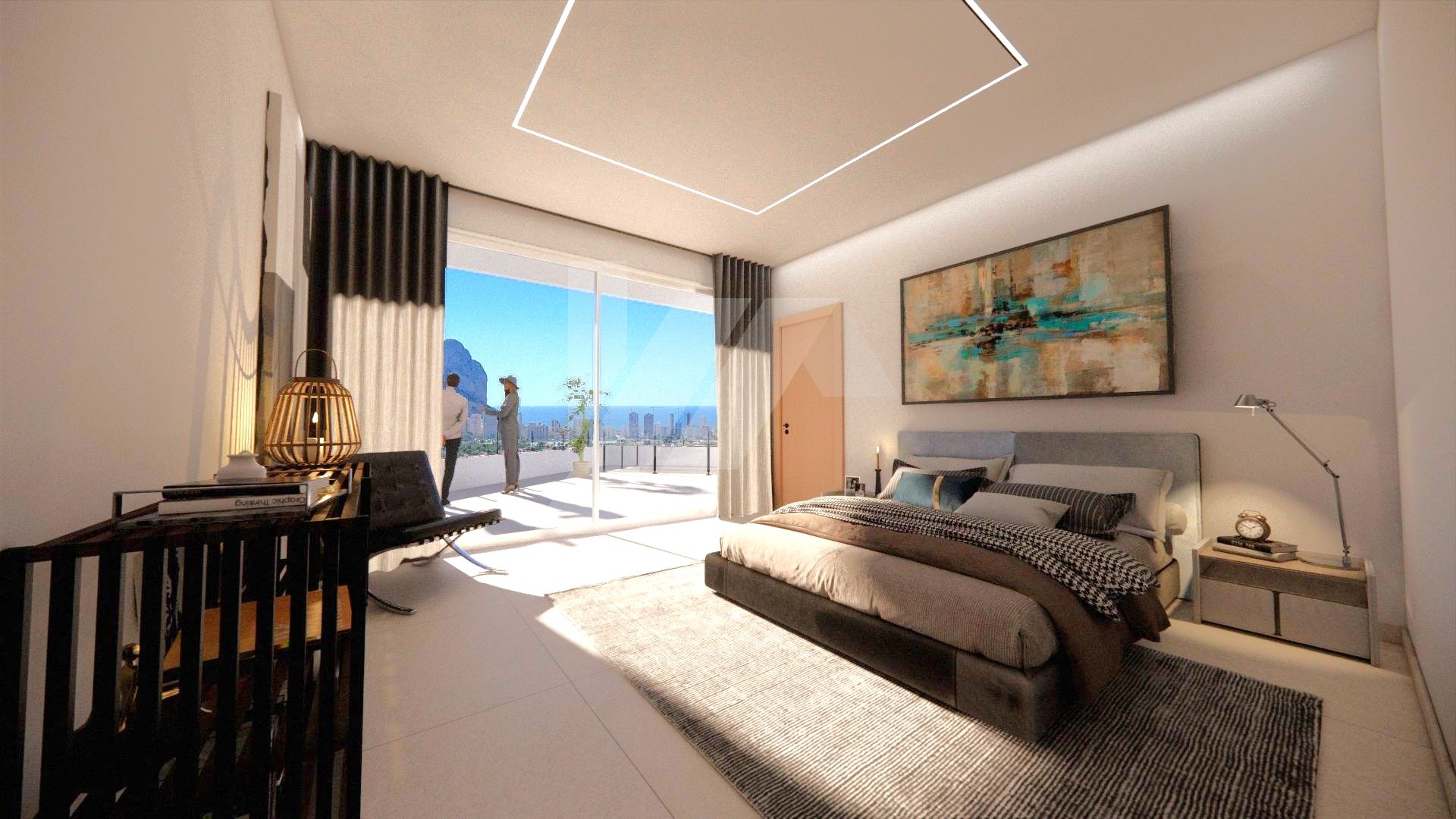 Villa de luxe avec vue sur la mer à vendre à Calpe, Costa Blanca.