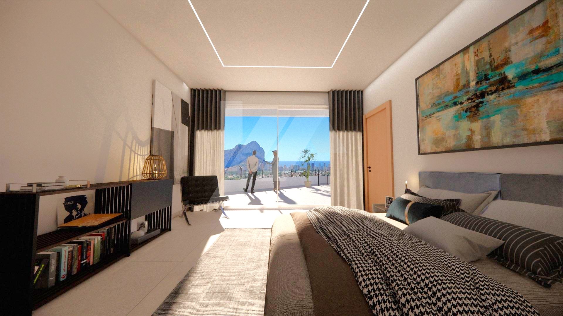 Villa de luxe avec vue sur la mer à vendre à Calpe, Costa Blanca.