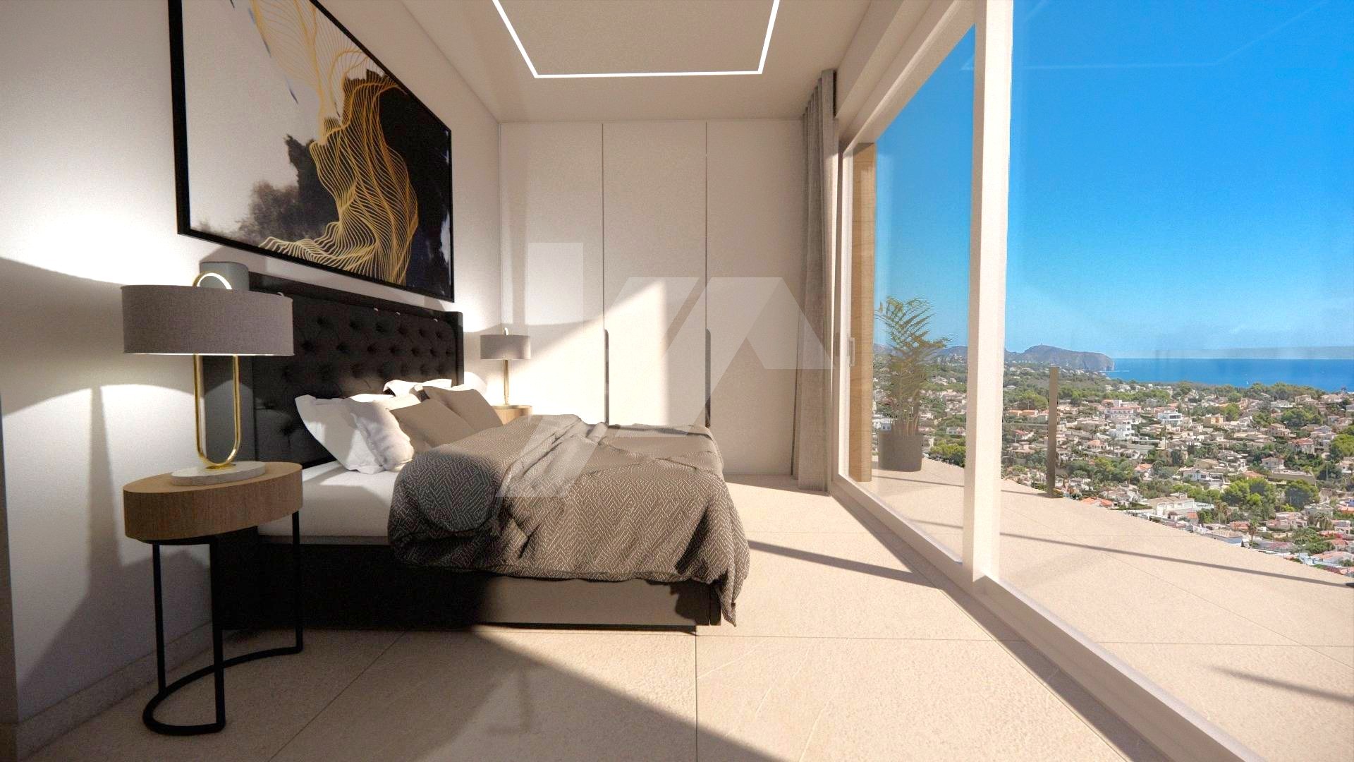 Villa de luxe avec vue sur la mer à vendre à Calpe, Costa Blanca.