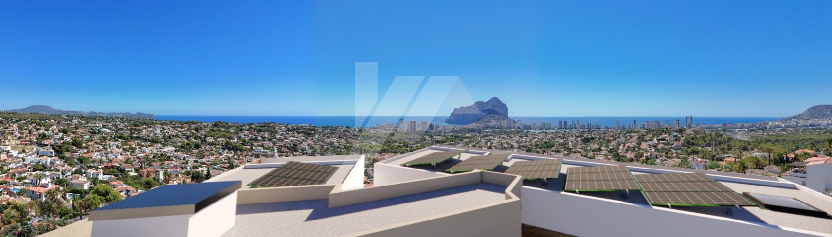 Villa de luxe avec vue sur la mer à vendre à Calpe, Costa Blanca.