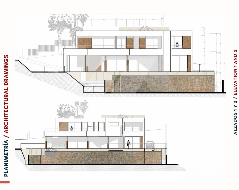 Villa de luxe avec vue sur la mer à vendre à Calpe, Costa Blanca.