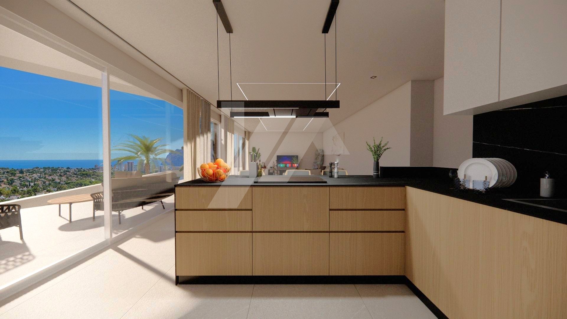 Villa de luxe avec vue sur la mer à vendre à Calpe, Costa Blanca.