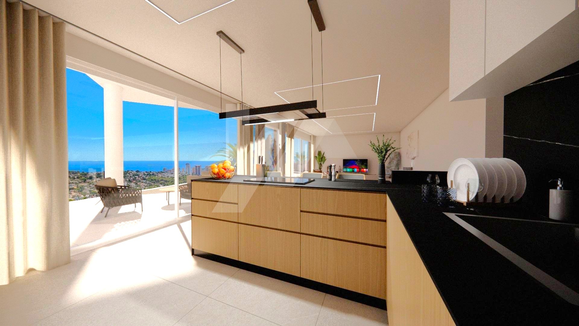 Villa de luxe avec vue sur la mer à vendre à Calpe, Costa Blanca.