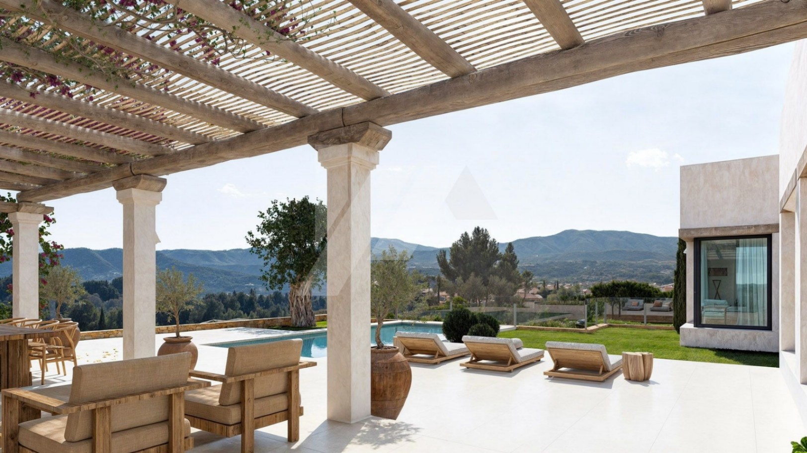 Villa de style ibicenco à vendre à Javea, Costa Blanca.
