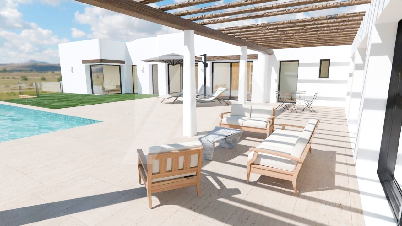 Villa de style ibicenco à vendre à Javea, Costa Blanca.