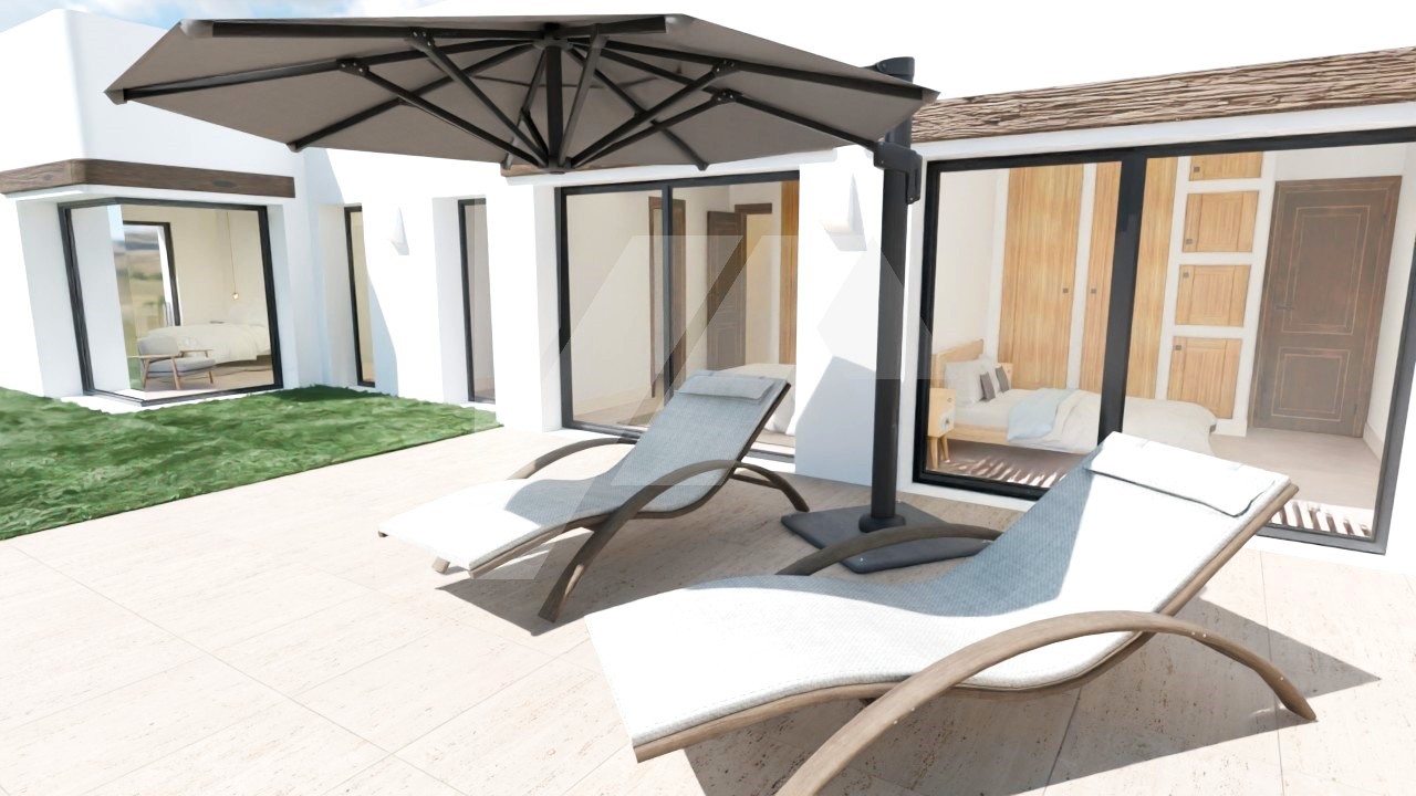 Villa de style ibicenco à vendre à Javea, Costa Blanca.