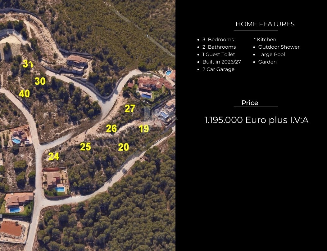 Villa de style Ibiza à vendre à Javea, Costa Blanca.