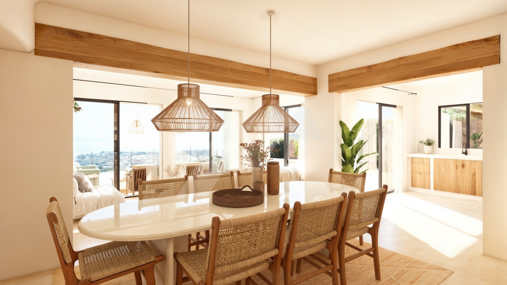Villa avec vue panoramique sur la mer à vendre à Moraira, Costa Blanca.