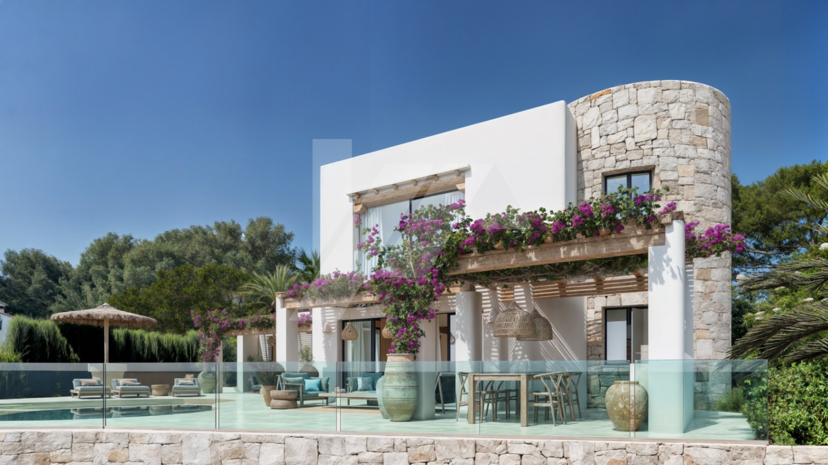 Villa avec vue panoramique sur la mer à vendre à Moraira, Costa Blanca.