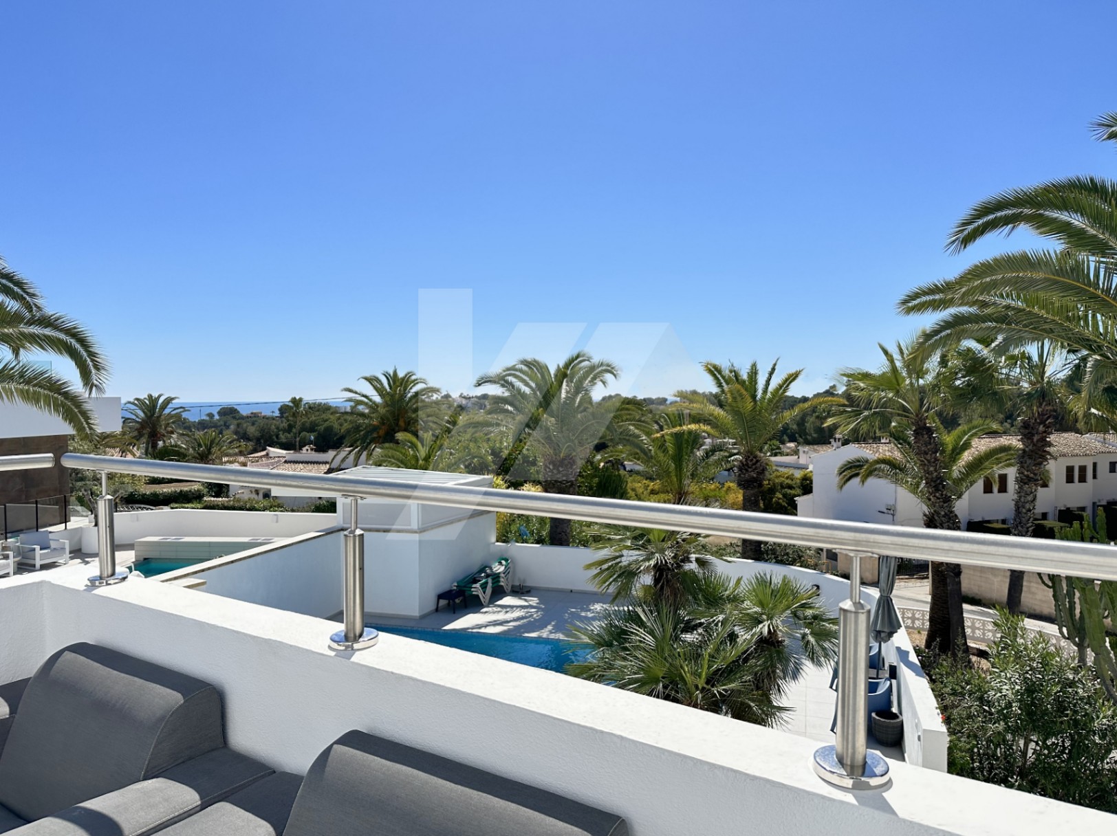 Villa avec vue sur la mer à vendre à Moraira, Costa Blanca.