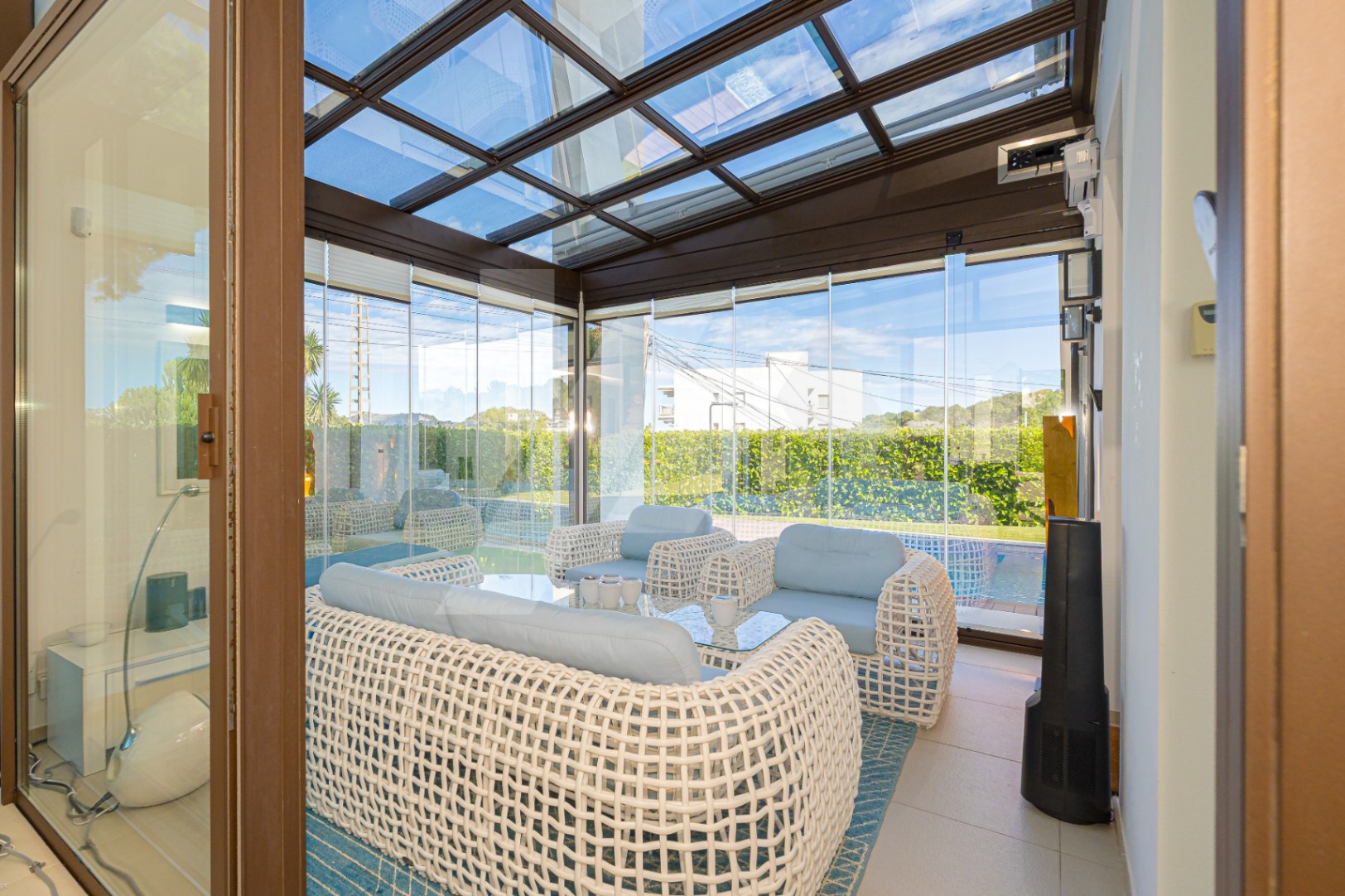 Villa moderne à vendre à Moraira avec vue sur la mer, Costa Blanca.