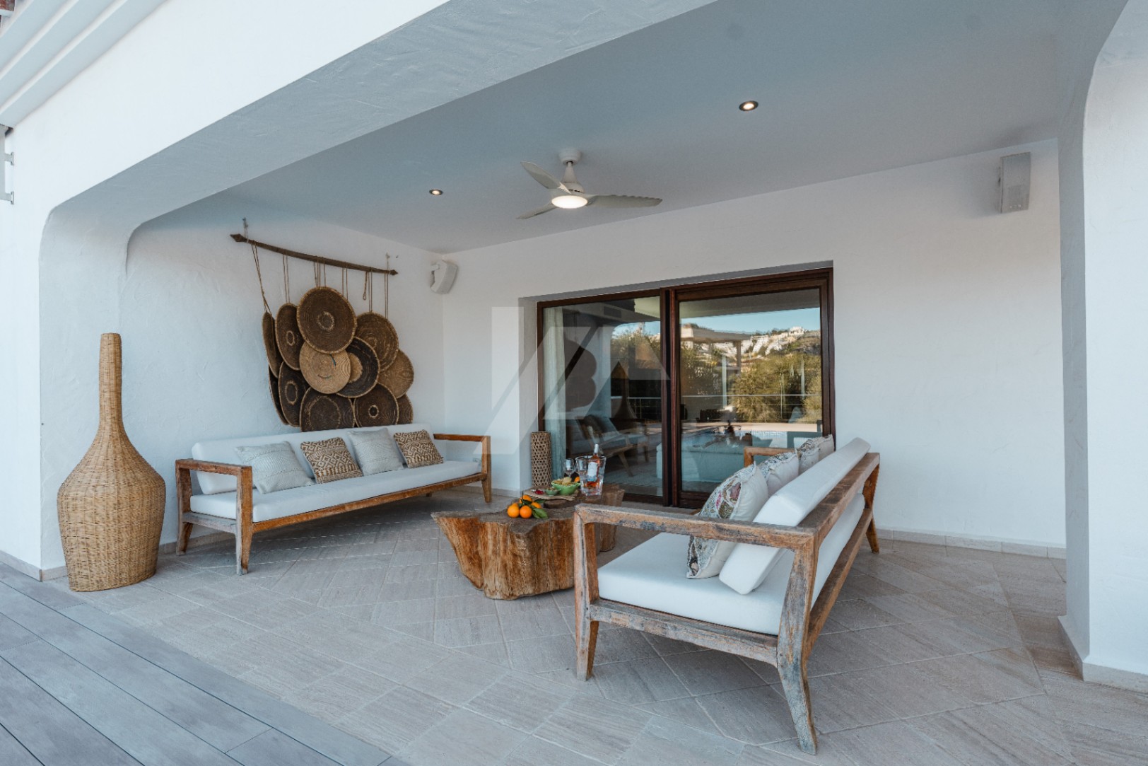 Villa de style ibicenco à vendre à Moraira, Costa Blanca.