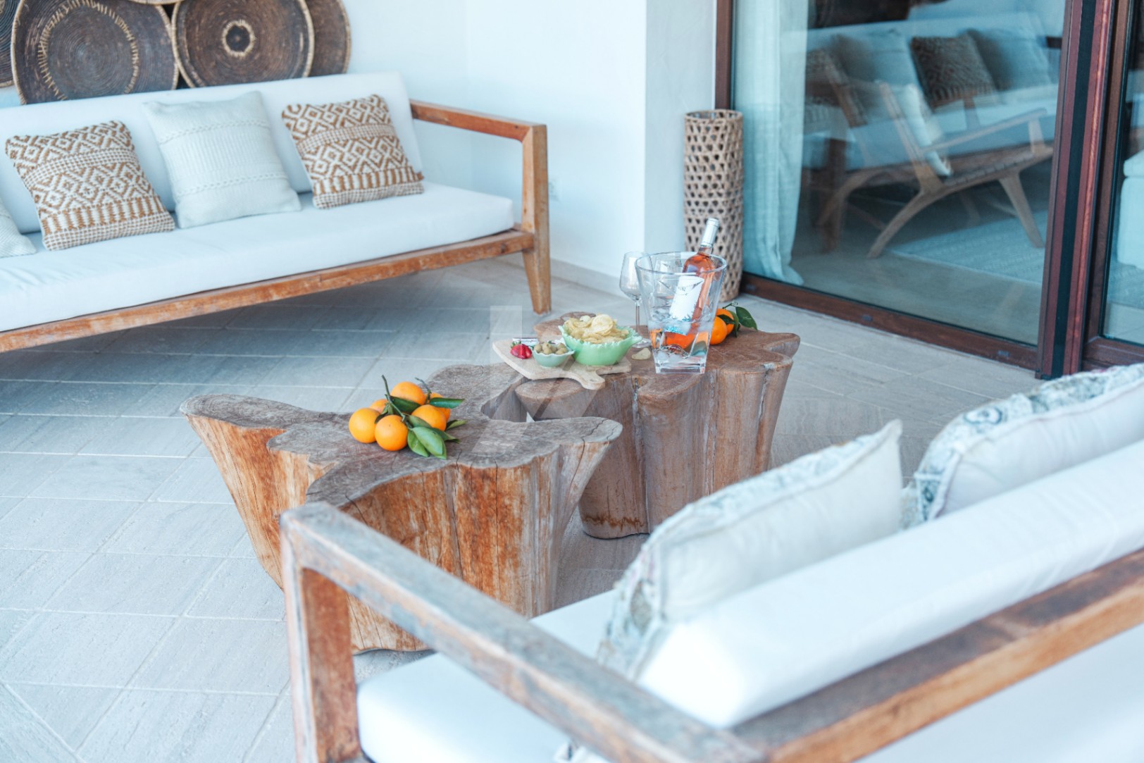 Villa de style ibicenco à vendre à Moraira, Costa Blanca.
