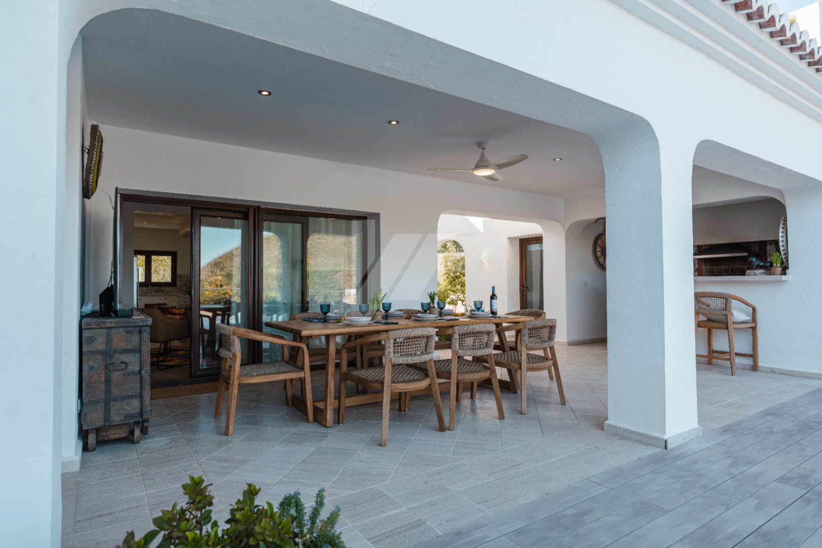Villa de style ibicenco à vendre à Moraira, Costa Blanca.