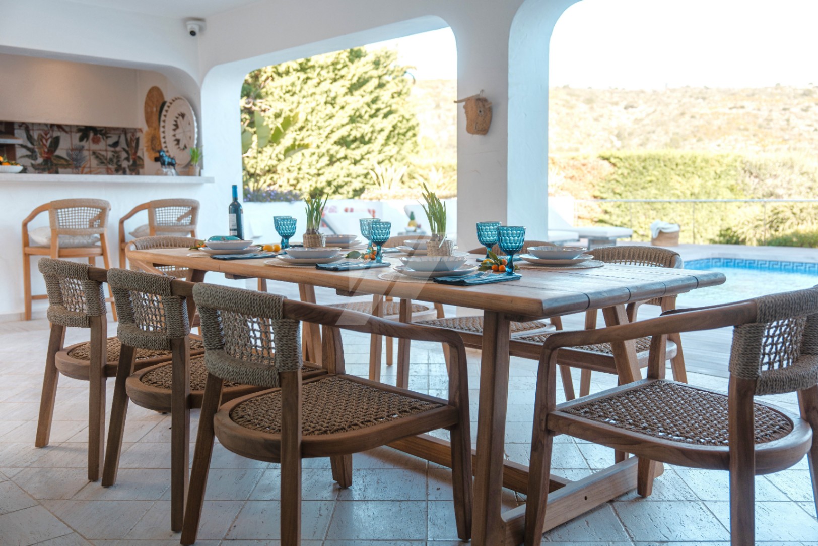 Villa de style ibicenco à vendre à Moraira, Costa Blanca.