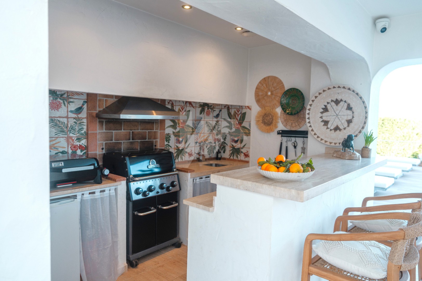 Villa de style ibicenco à vendre à Moraira, Costa Blanca.