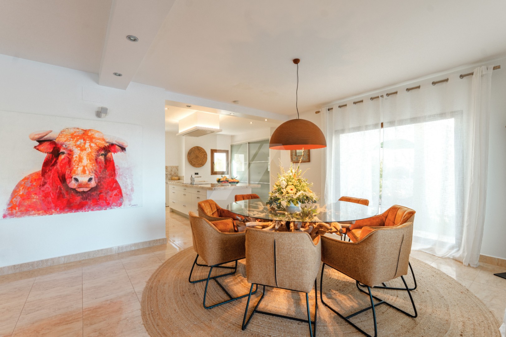 Villa de style ibicenco à vendre à Moraira, Costa Blanca.