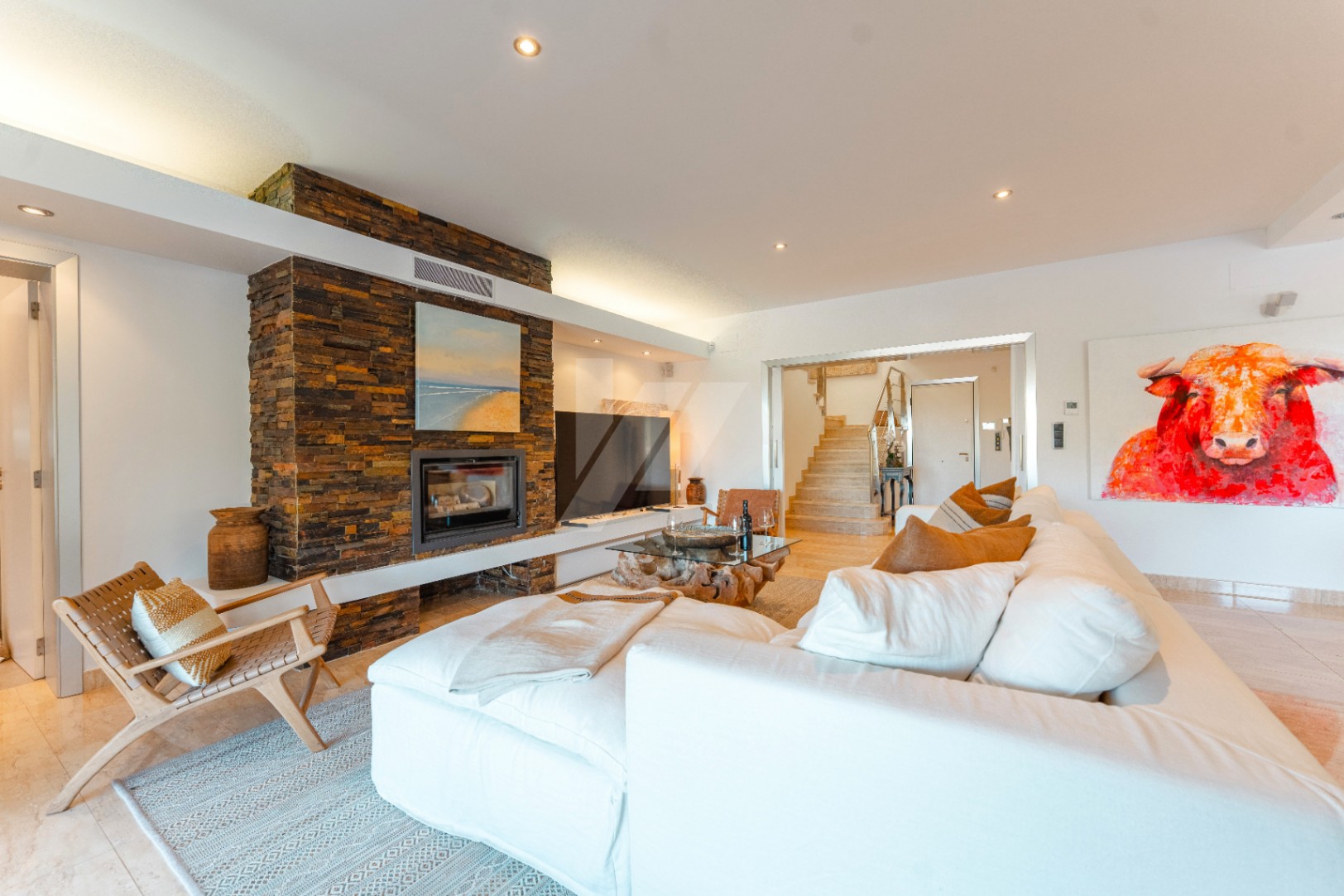 Villa de style ibicenco à vendre à Moraira, Costa Blanca.