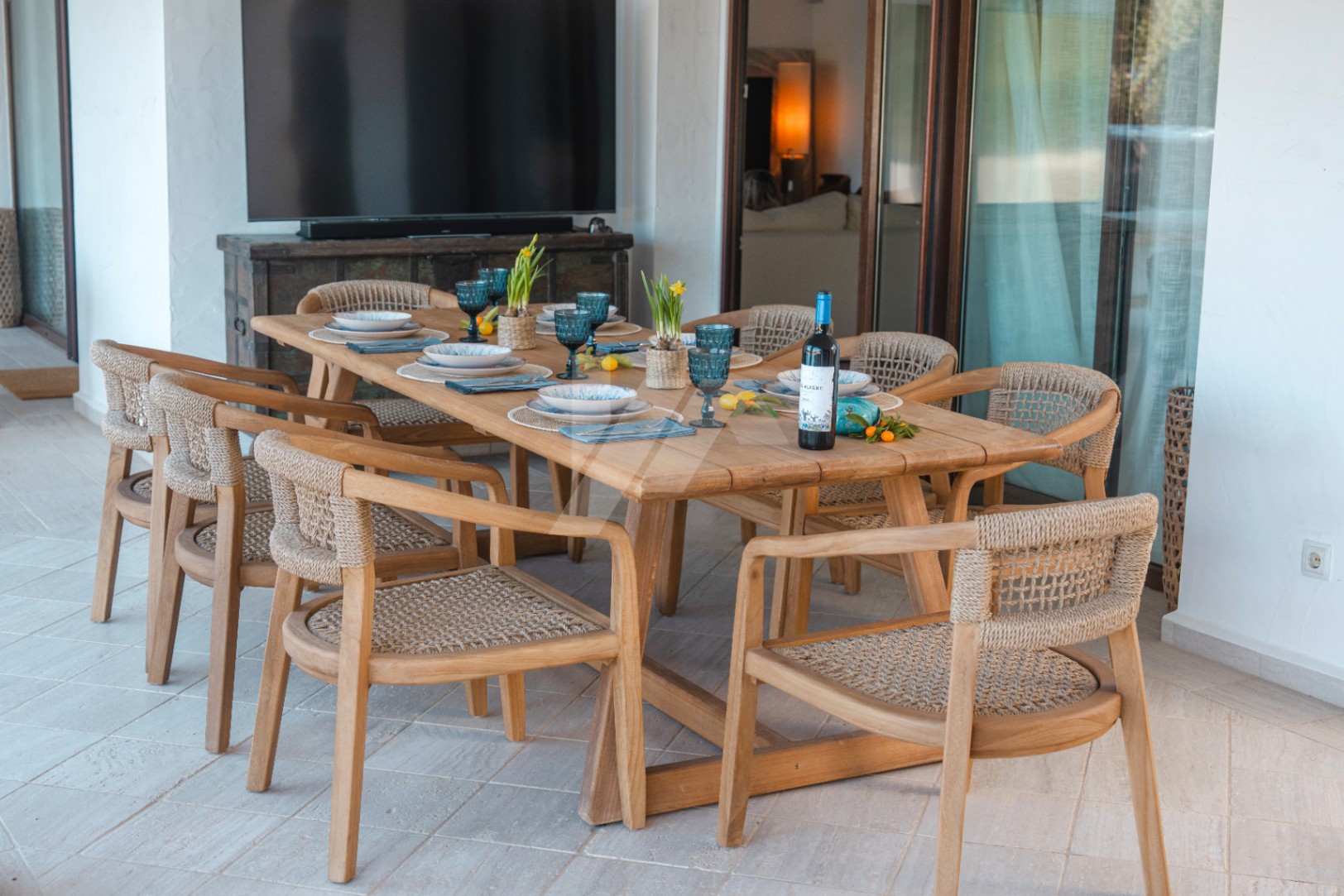 Villa de style ibicenco à vendre à Moraira, Costa Blanca.