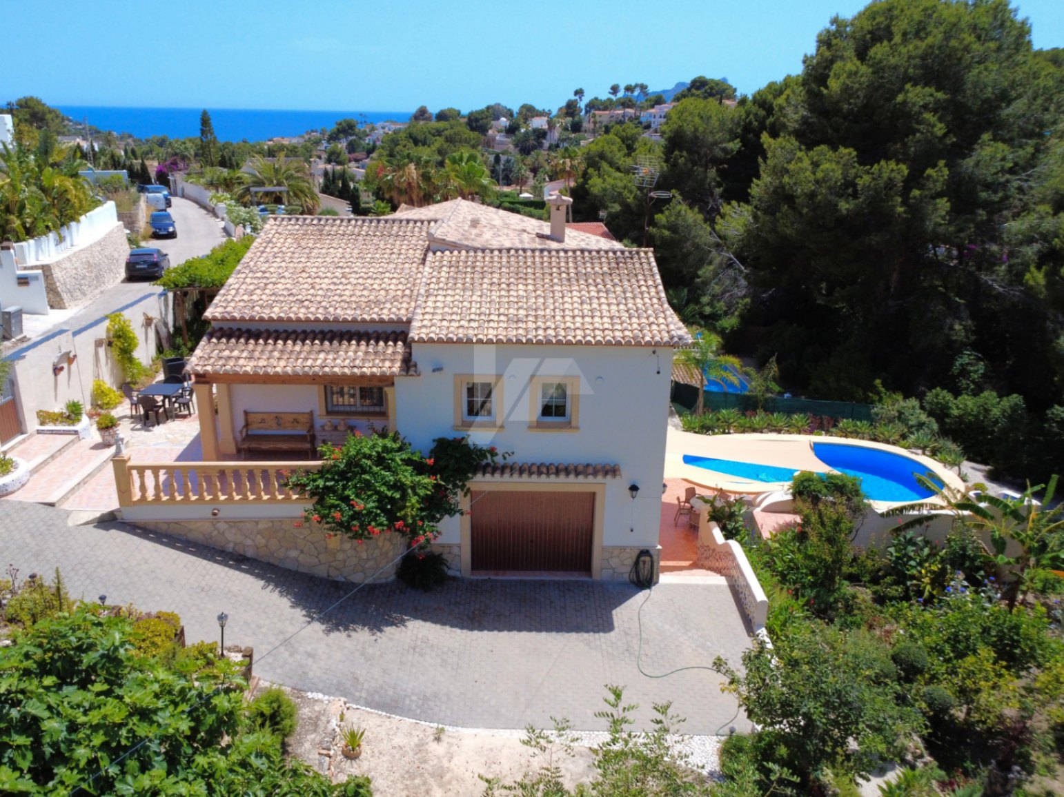 Villa de style méditerranéen à vendre à Benissa, Costa Blanca.