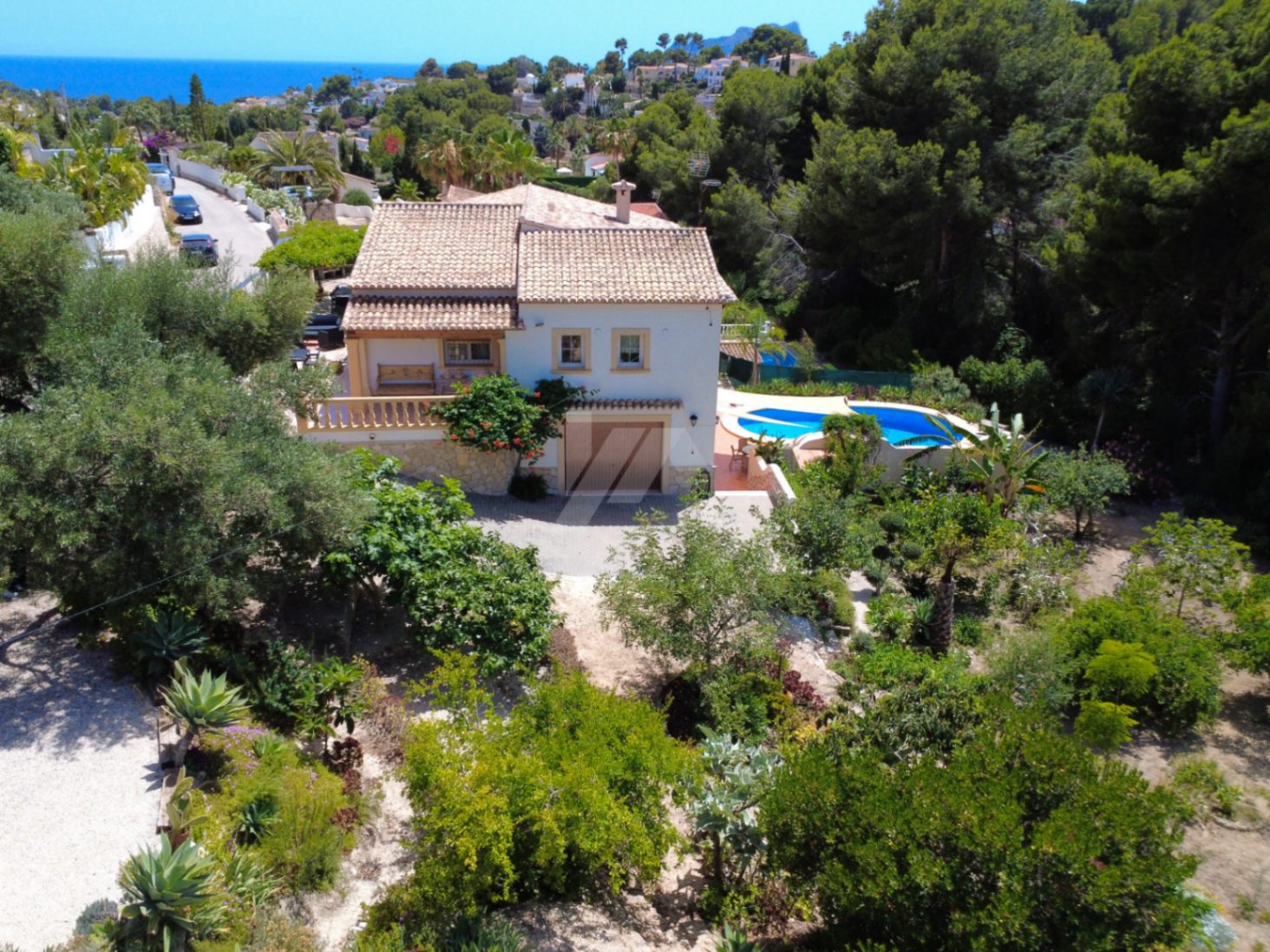 Villa de style méditerranéen à vendre à Benissa, Costa Blanca.