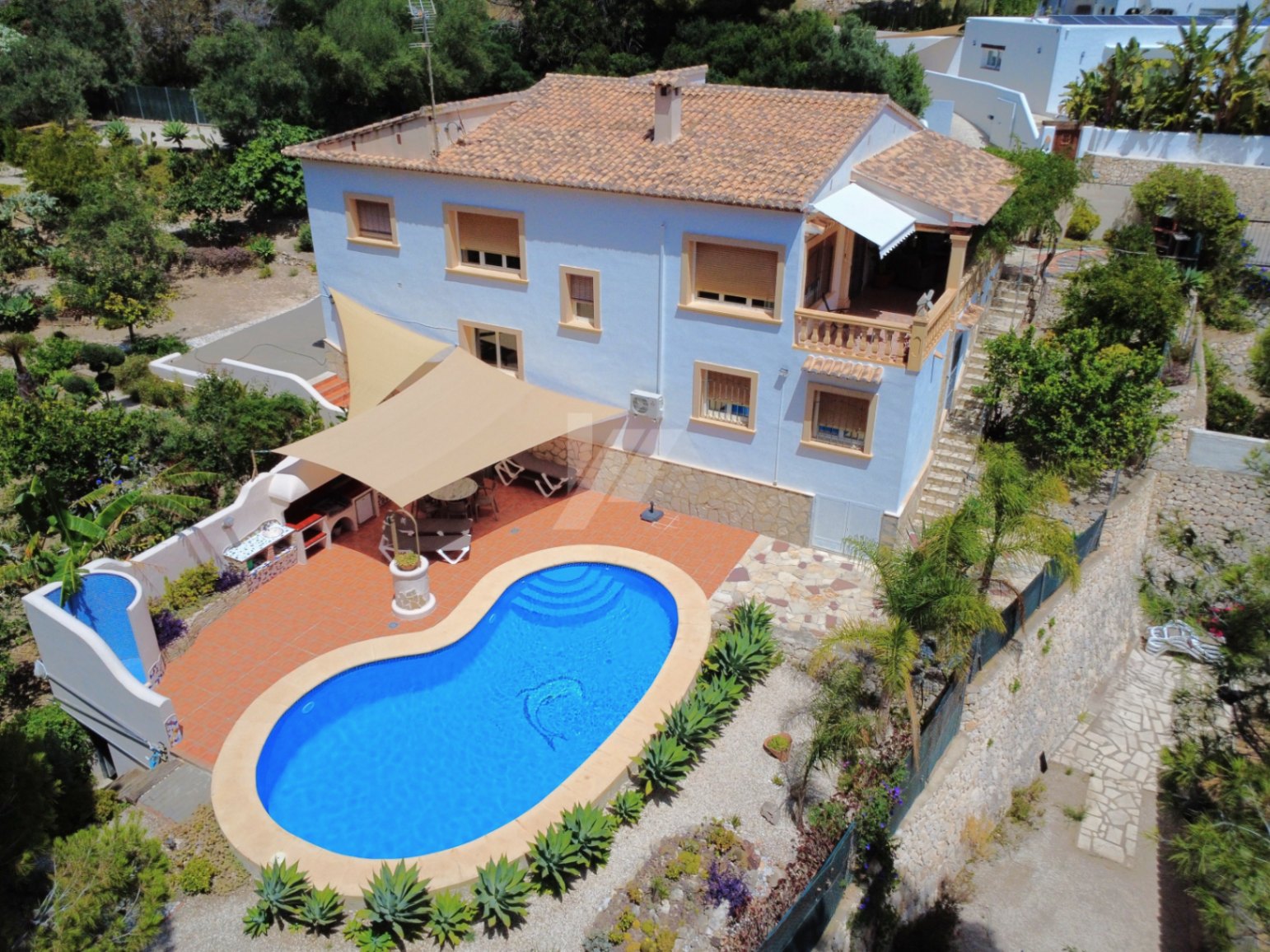 Villa de style méditerranéen à vendre à Benissa, Costa Blanca.