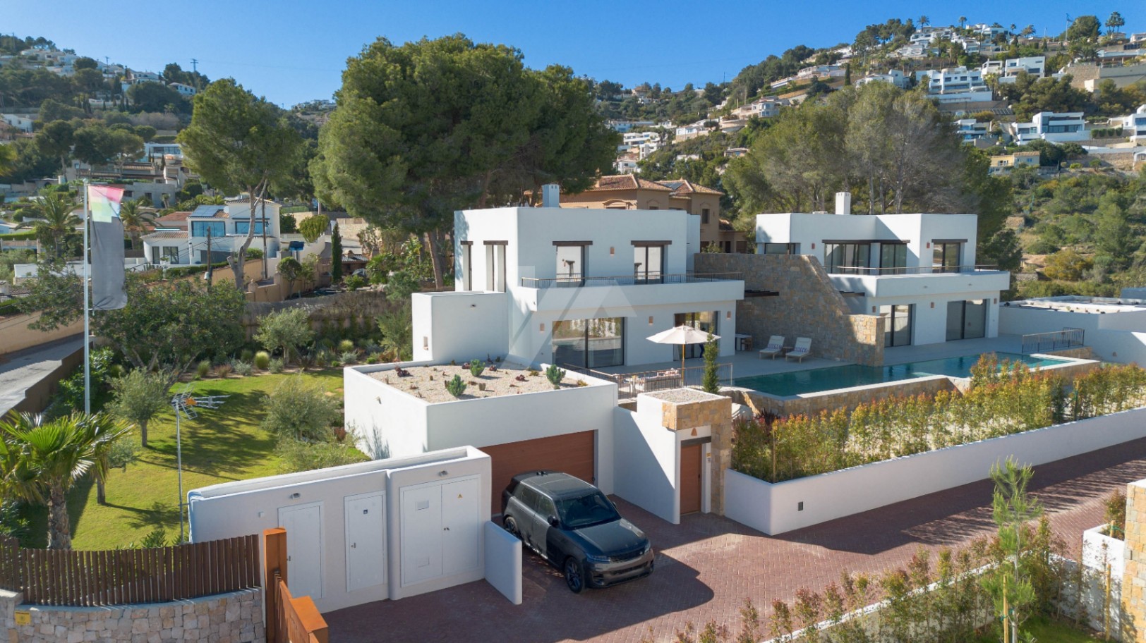 Villa de luxe avec vue sur la mer à vendre à Moraira, Costa Blanca.