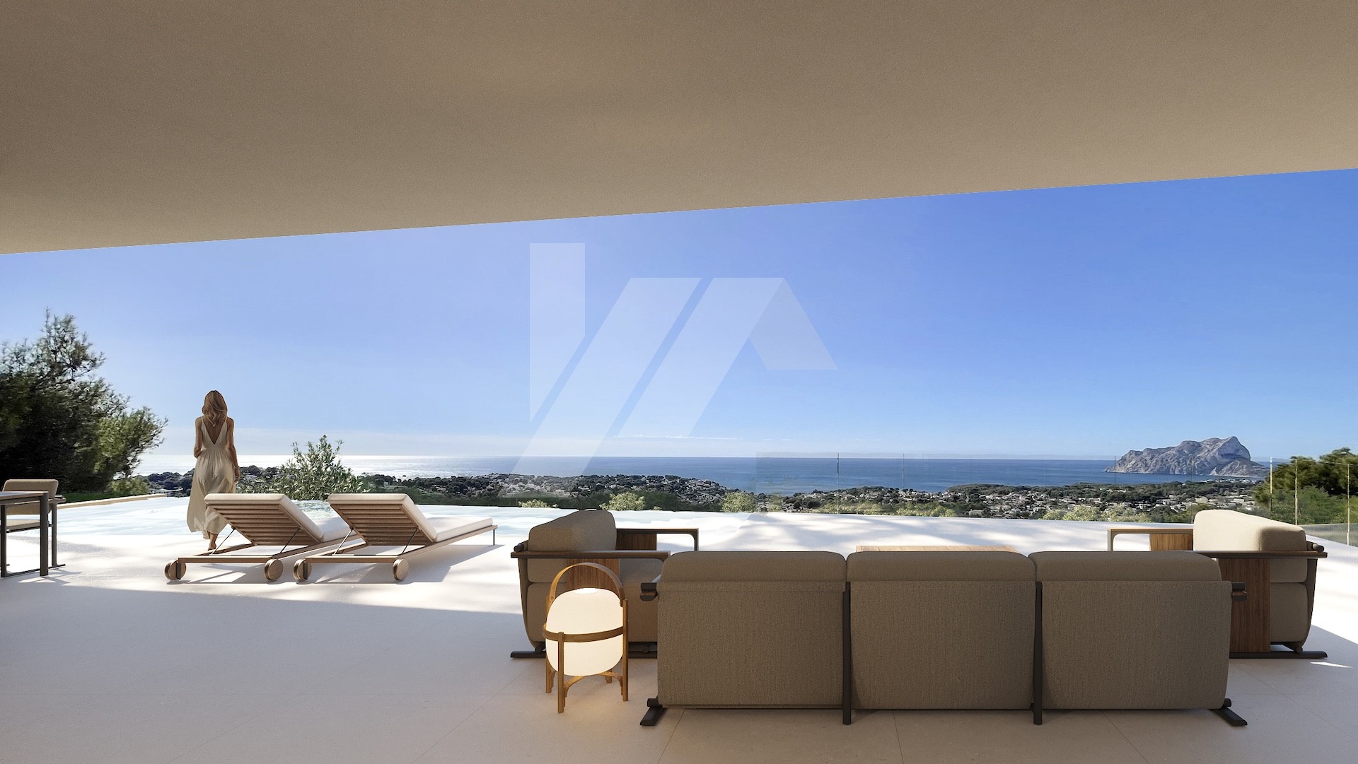 Villa de luxe avec vue sur la mer à vendre à Benissa, Costa Blanca.