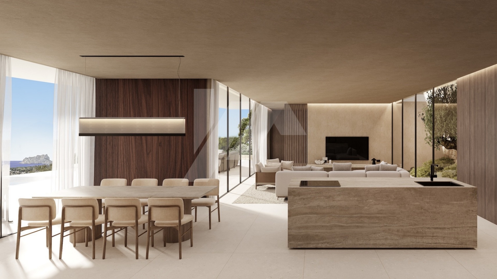 Villa de luxe avec vue sur la mer à vendre à Benissa, Costa Blanca.