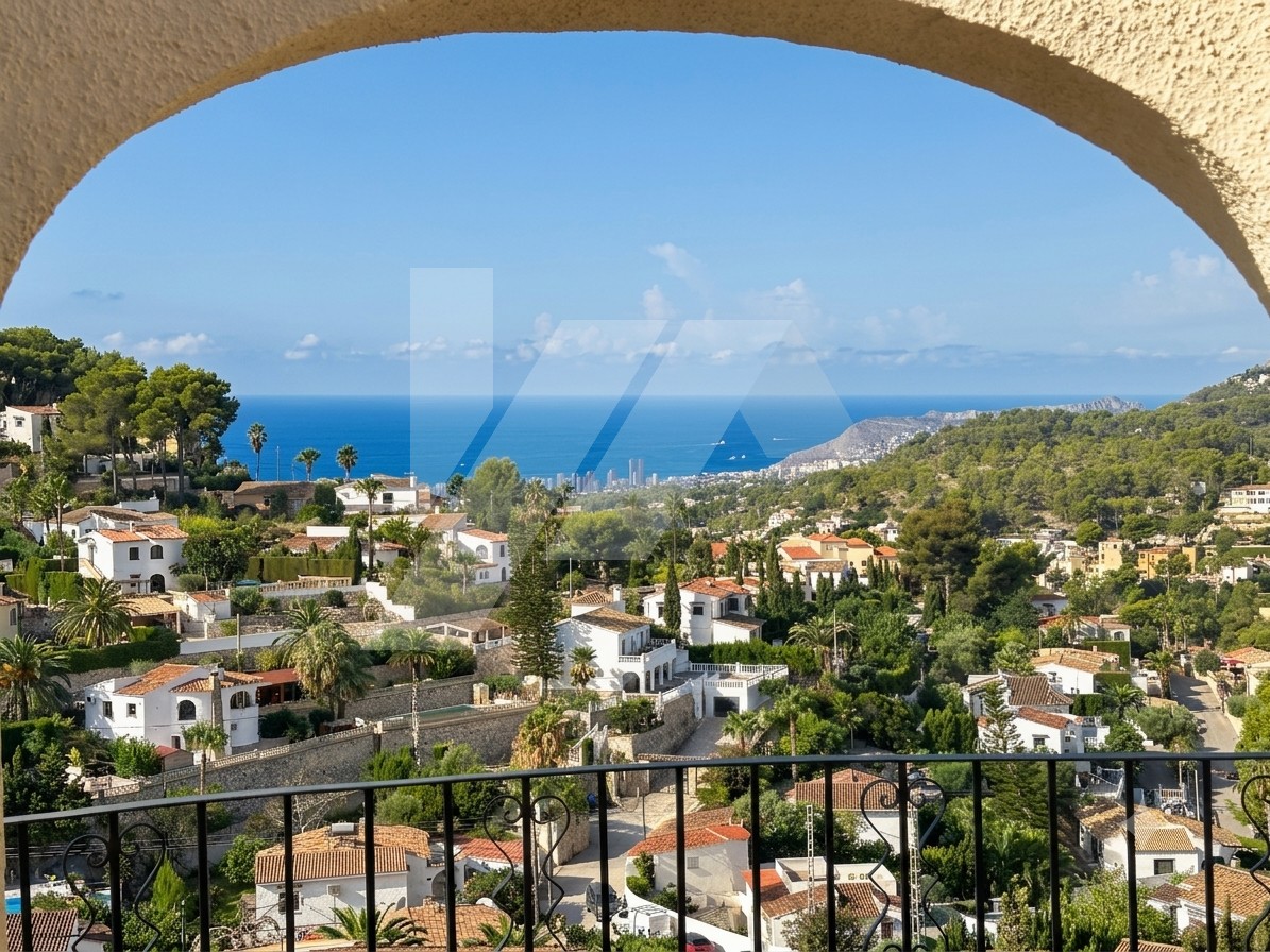 Villa avec vue sur la mer à vendre à Benissa Costa, Costa Blanca.