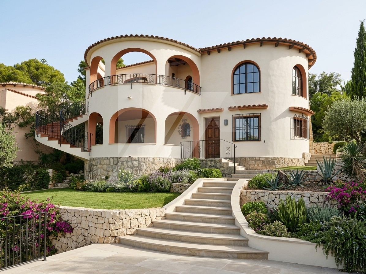 Villa avec vue sur la mer à vendre à Benissa Costa, Costa Blanca.