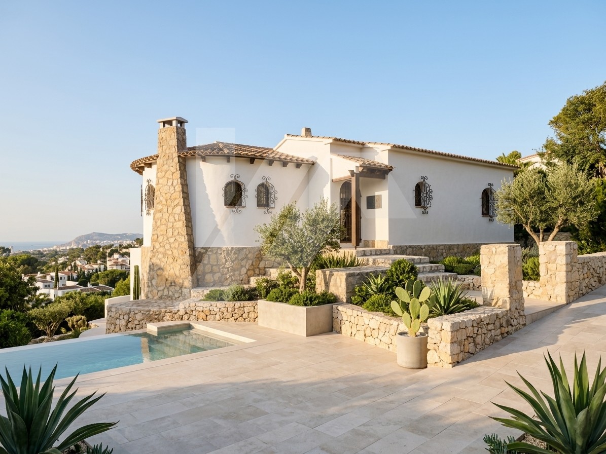 Villa avec vue sur la mer à vendre à Benissa Costa, Costa Blanca.