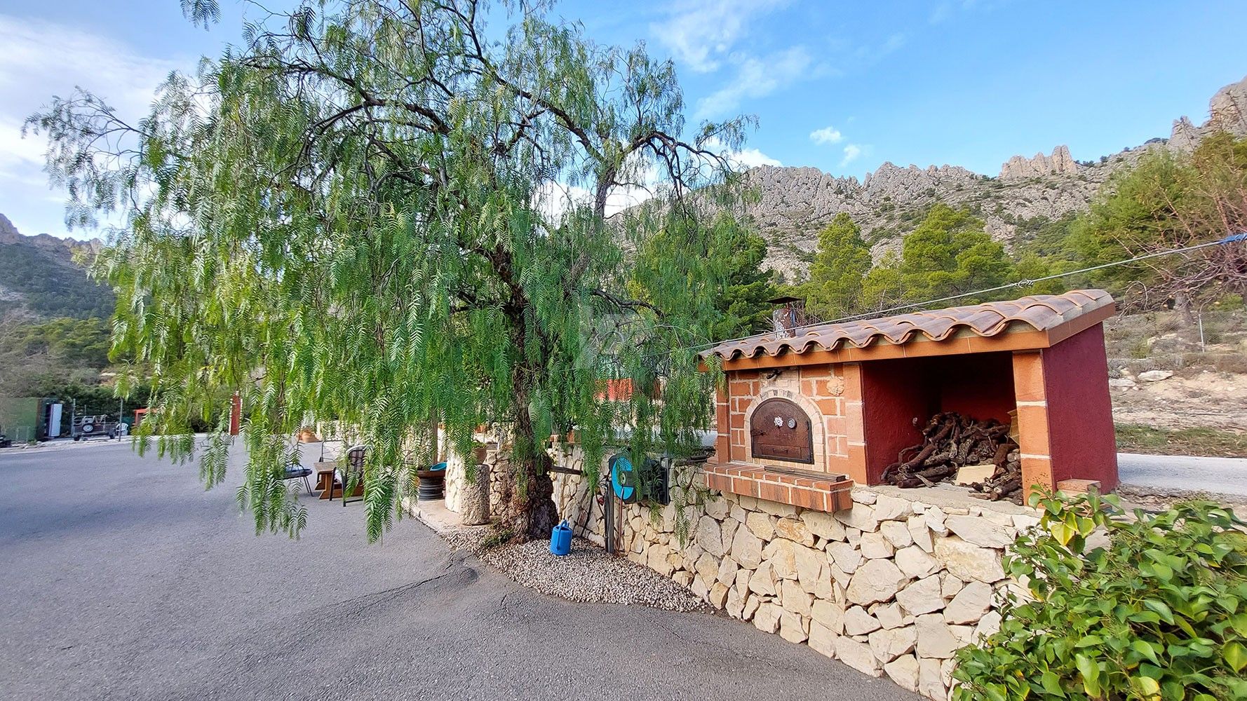 Finca rustique à vendre avec vue sur la mer et la montagne à Finestrat, Costa Blanca