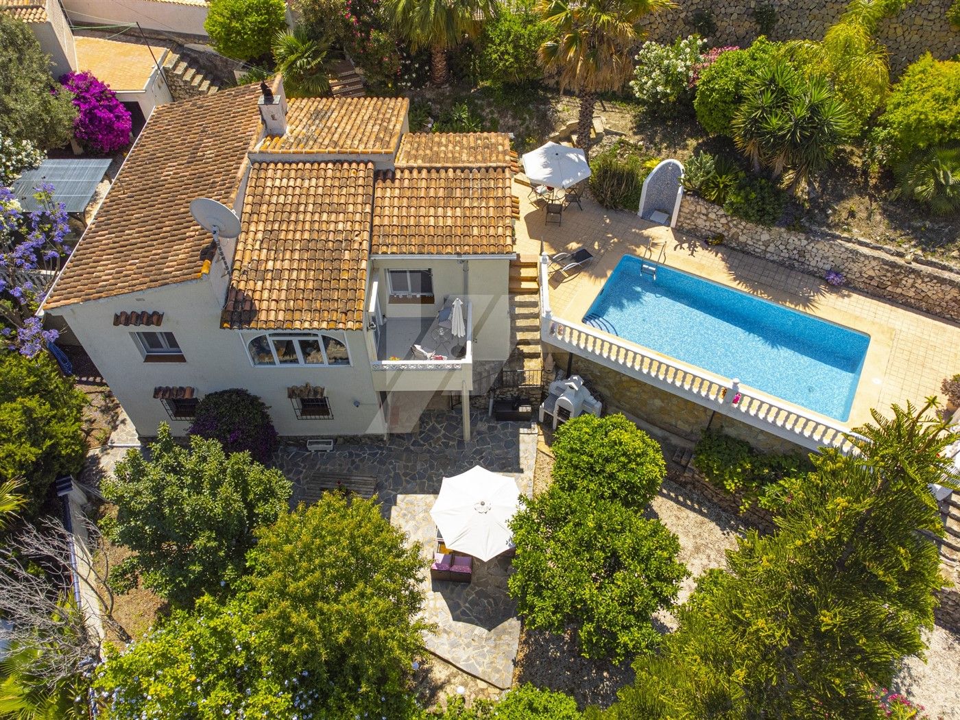 Villa avec vue ouverte à vendre à Benissa, Costa Blanca.