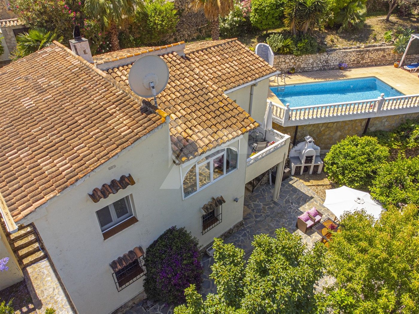 Villa avec vue ouverte à vendre à Benissa, Costa Blanca.