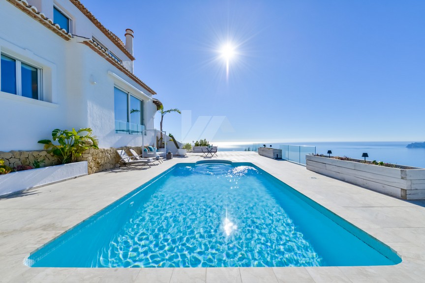 Fantastique villa avec vue sur la mer à Altea, Costa Blanca.