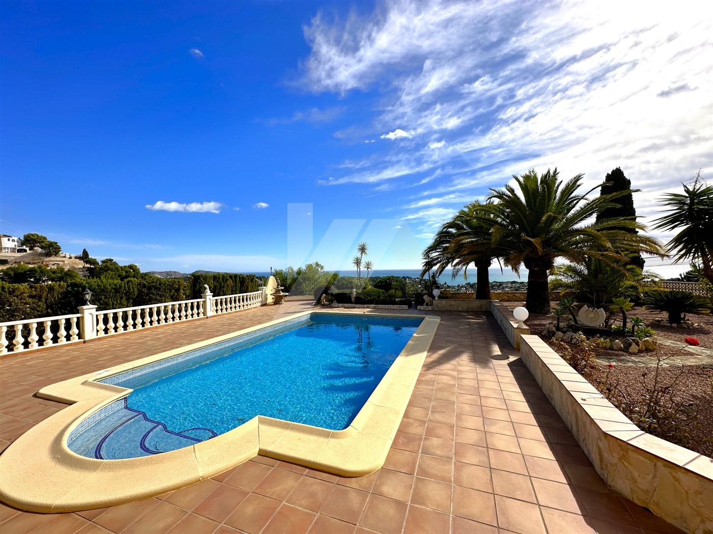 Villa avec vue sur la mer à Benissa, Costa Blanca.