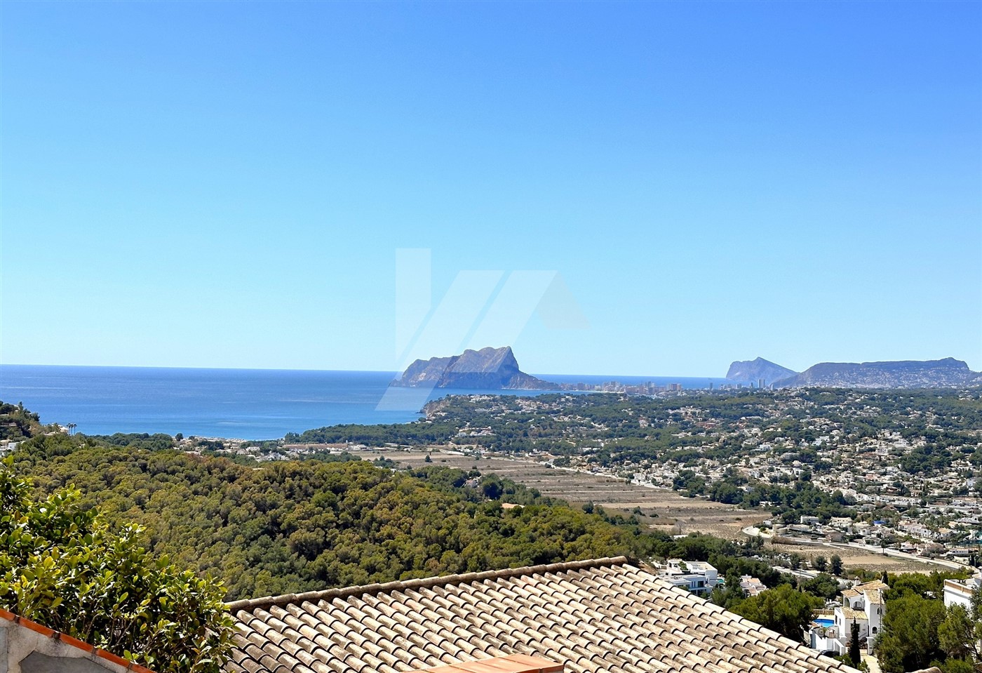 Villa exceptionnelle à vendre avec vue sur la mer à Moraira.