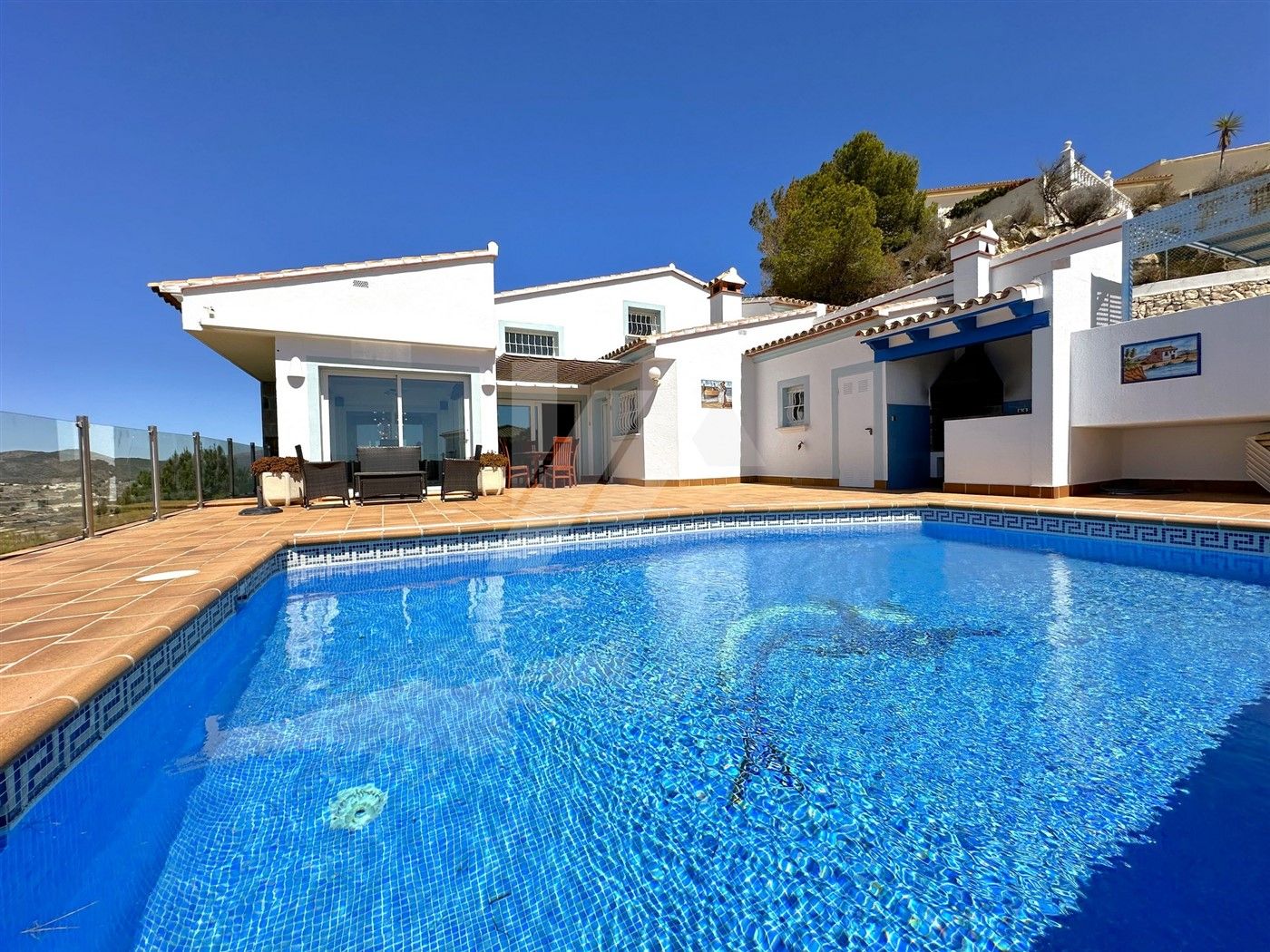 Villa exceptionnelle à vendre avec vue sur la mer à Moraira.